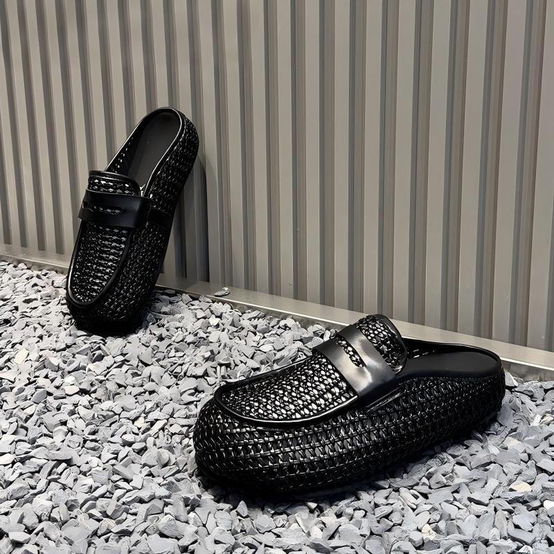 Loafer Slip On Men - Black Brown Casual Business Loafers Man