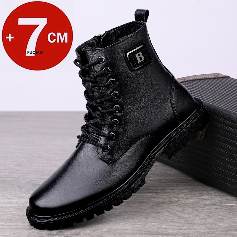 Men's Genuine Leather Elevator - Men'S Shoes Qn recension och pris
