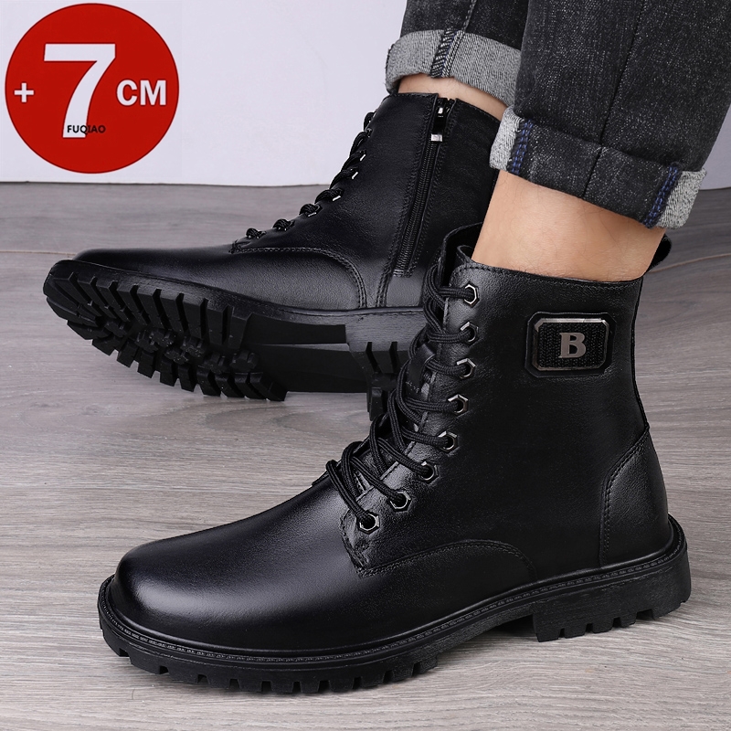 Men's Genuine Leather Elevator - Men'S Shoes Qn recension och pris