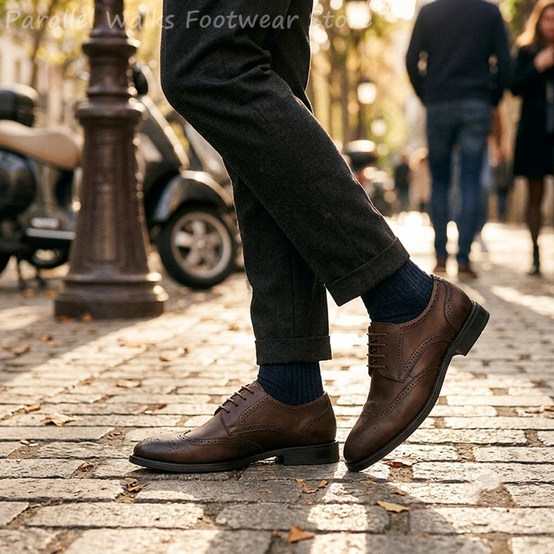 Men Brogue Derby Shoes Formal  - Men Shoes For Wedding recension och pris