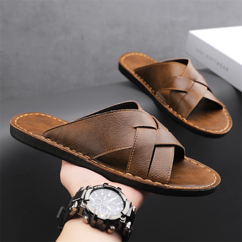 Genuine Leather Men Casual San - Men'S Shoes Qn recension och pris
