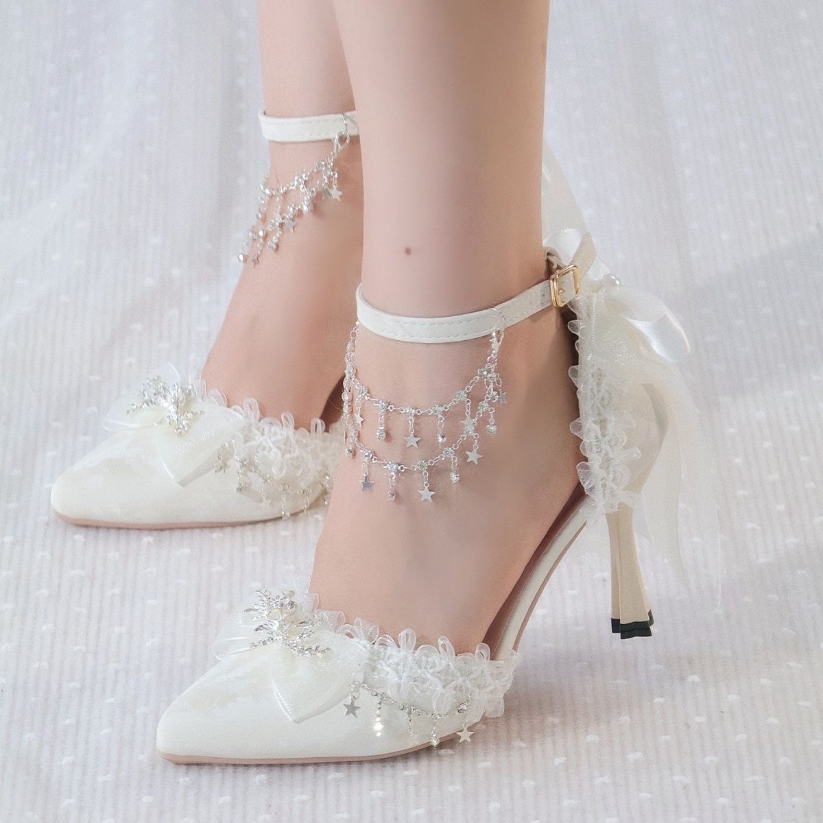 Lolita Female Shoes Heels Whit - Men Shoes For Wedding recension och pris