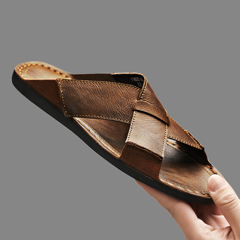 Fashion Genuine Leather Men Sl - Men'S Shoes Qn recension och pris