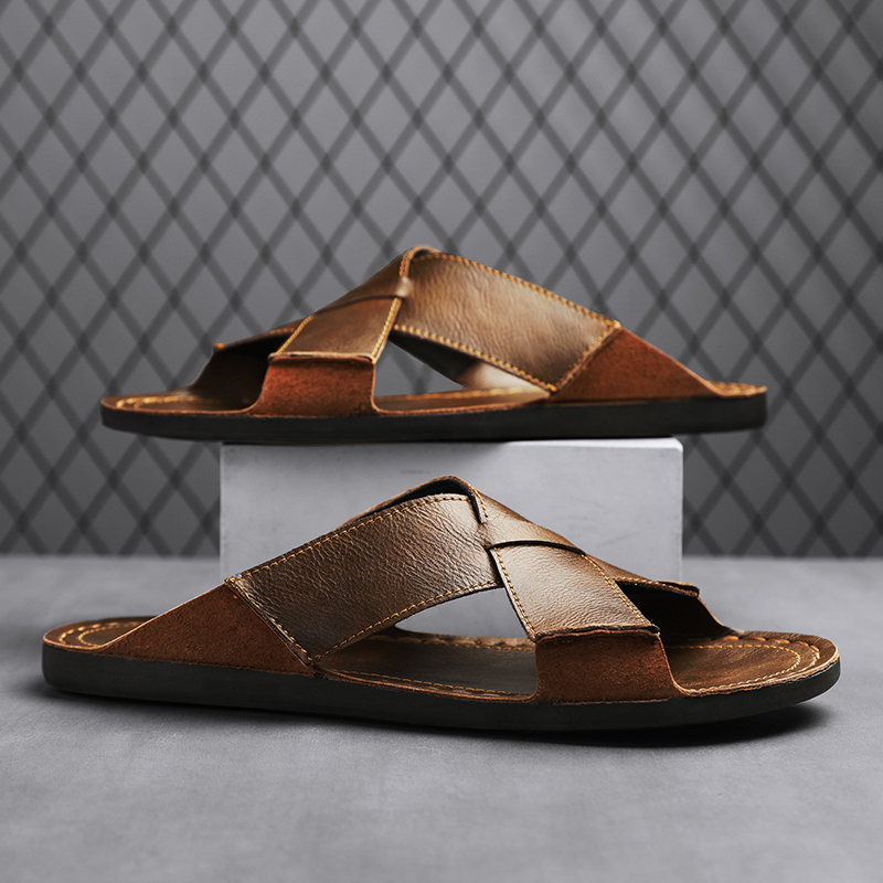Fashion Genuine Leather Men Sl - Men'S Shoes Qn recension och pris