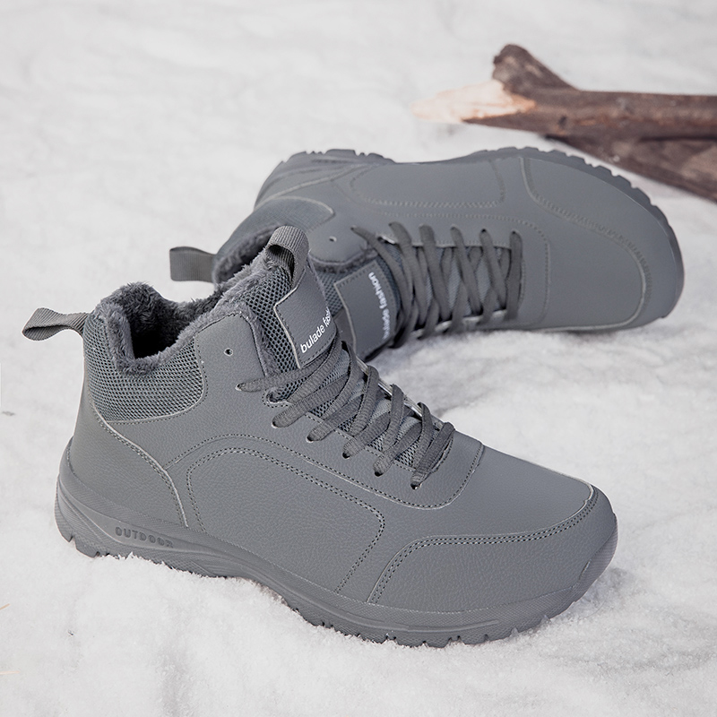 Winter Men's Boots Warm Plush  - Men'S Shoes Qn recension och pris
