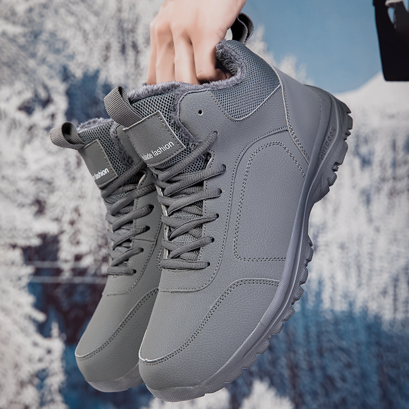 Winter Men's Boots Warm Plush  - Men'S Shoes Qn recension och pris