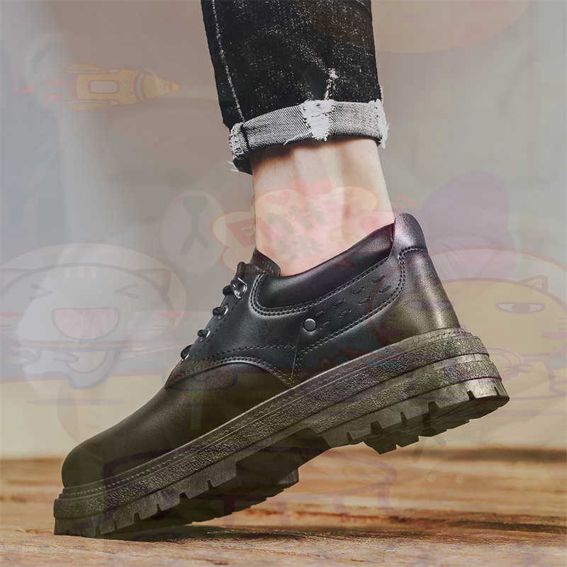 Dark Natural Leather Fashion T - Men Shoes Types Name recension och pris