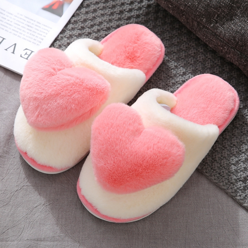 Winter Warm Heart Pattern Cott - Men'S Shoes To Women'S Size recension och pris