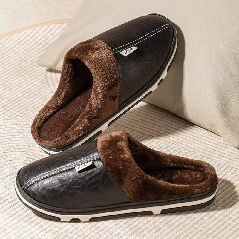 Men's Big Size Winter Slippers - Men'S Shoes Qn recension och pris