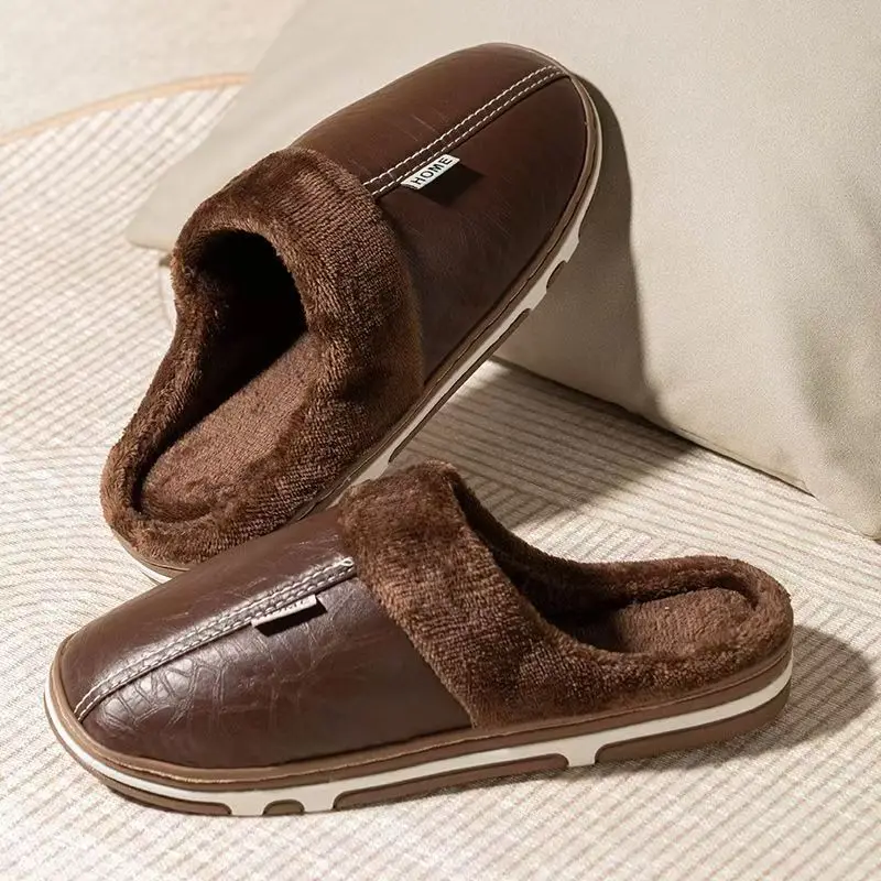 Men's Big Size Winter Slippers - Men'S Shoes Qn recension och pris