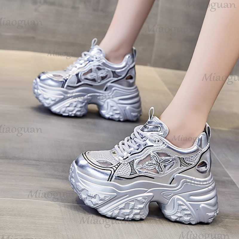 Women Fashion 7CM Platform Sne - Mesh Trainer Breathable recension och pris