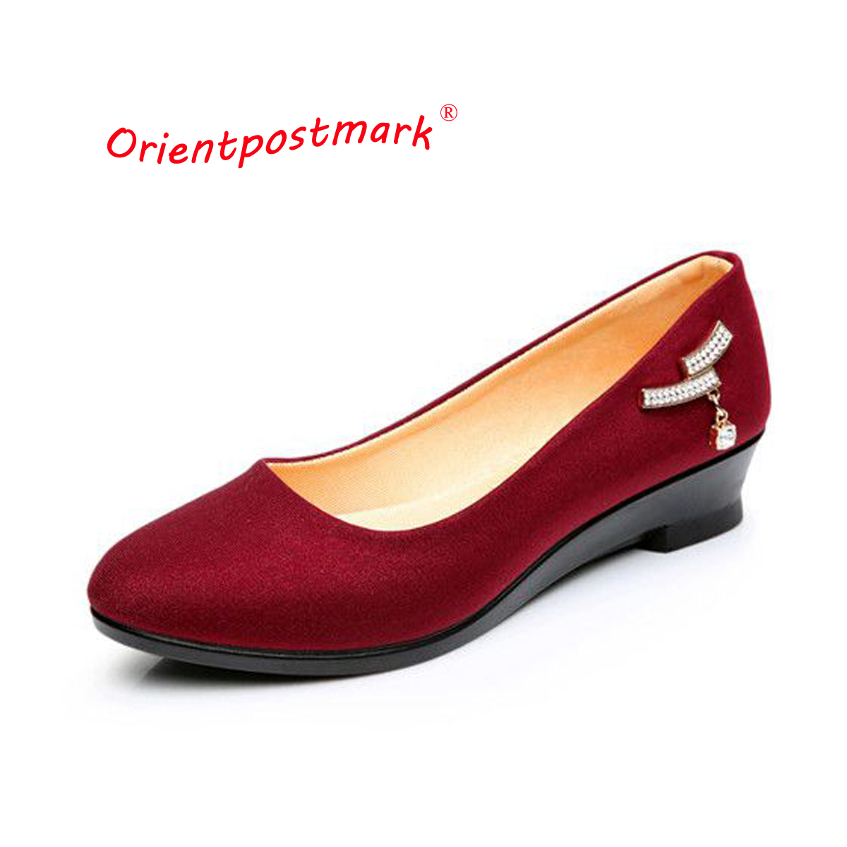 Women Ballet Wedges Shoes Fema - Men'S Shoes To Women'S Size recension och pris