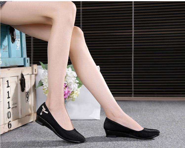 Women Ballet Wedges Shoes Fema - Men'S Shoes To Women'S Size recension och pris