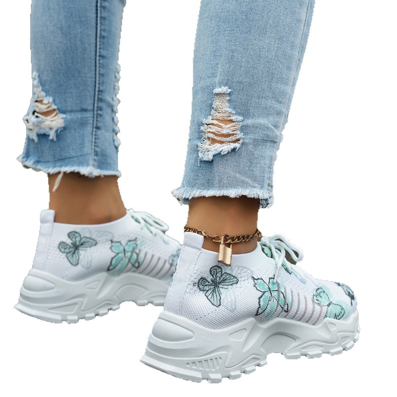 Women Butterfly Print Mesh Sne - Mesh Trainer Breathable recension och pris