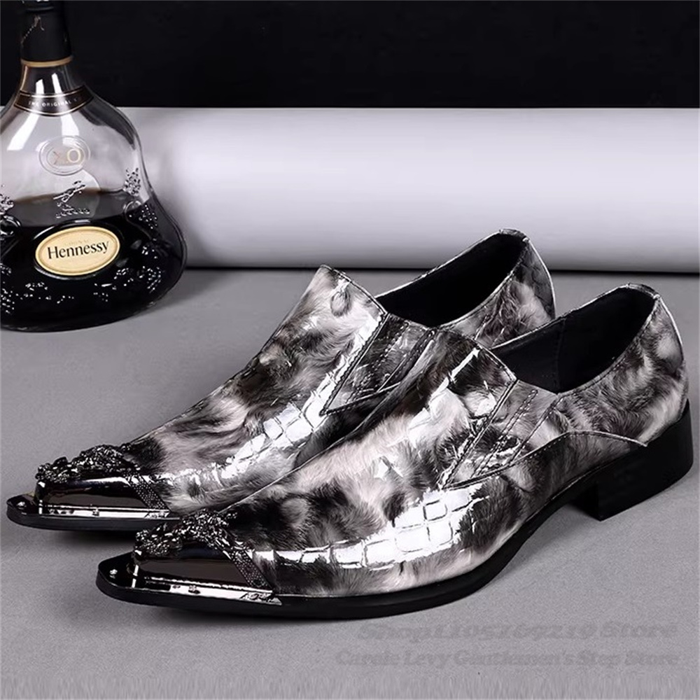 Metal Pointed Toe Men's Casual - Men Shoes For Wedding recension och pris