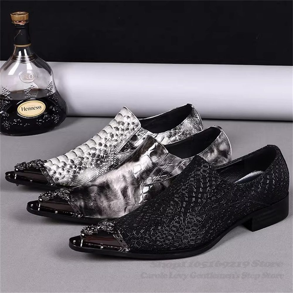 Metal Pointed Toe Men's Casual - Men Shoes For Wedding recension och pris