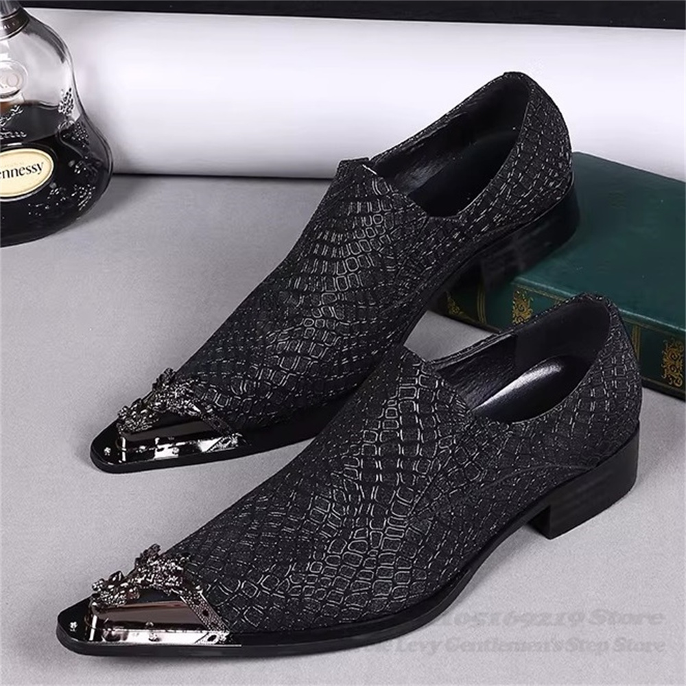 Metal Pointed Toe Men's Casual - Men Shoes For Wedding recension och pris