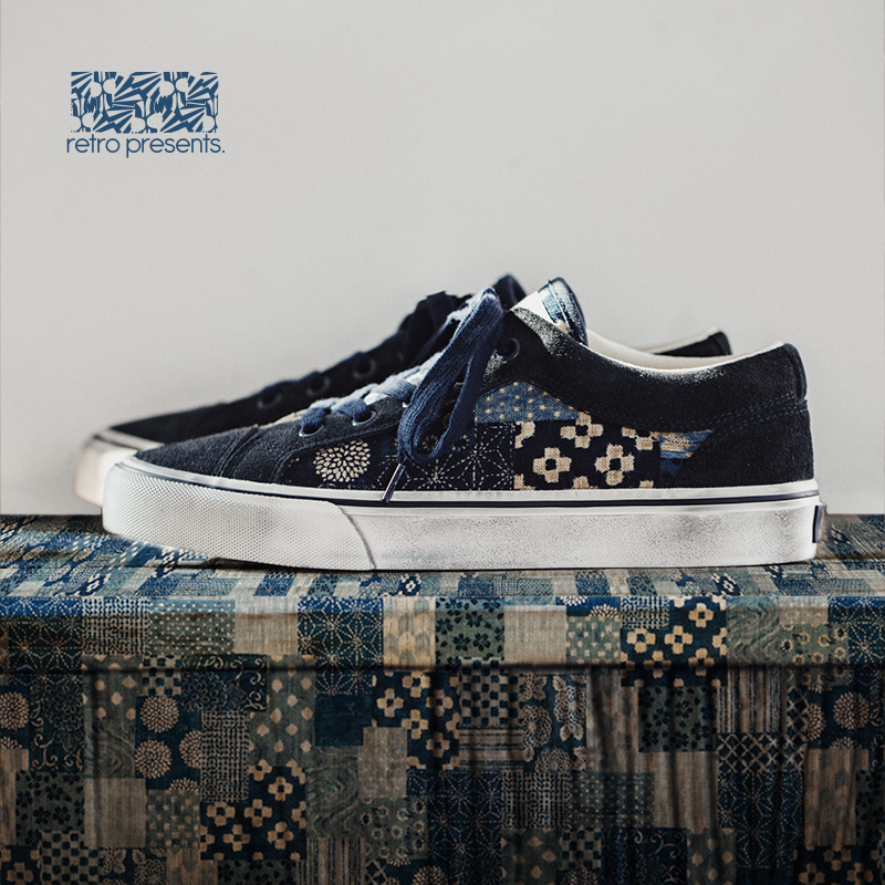 Maden Japanese Retro Printing  - Men'S Shoes Japanese Brand recension och pris