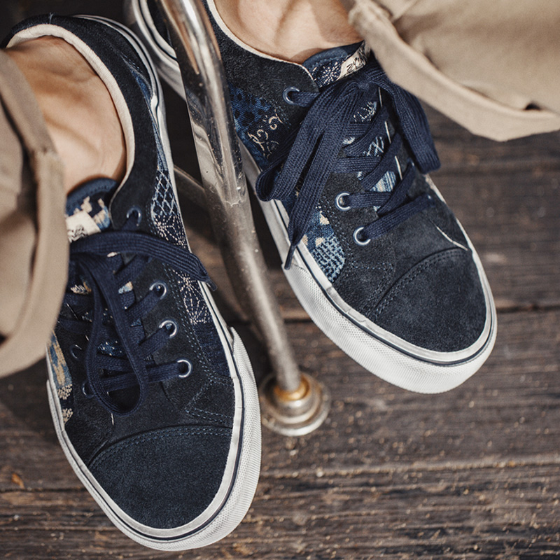 Maden Japanese Retro Printing  - Men'S Shoes Japanese Brand recension och pris