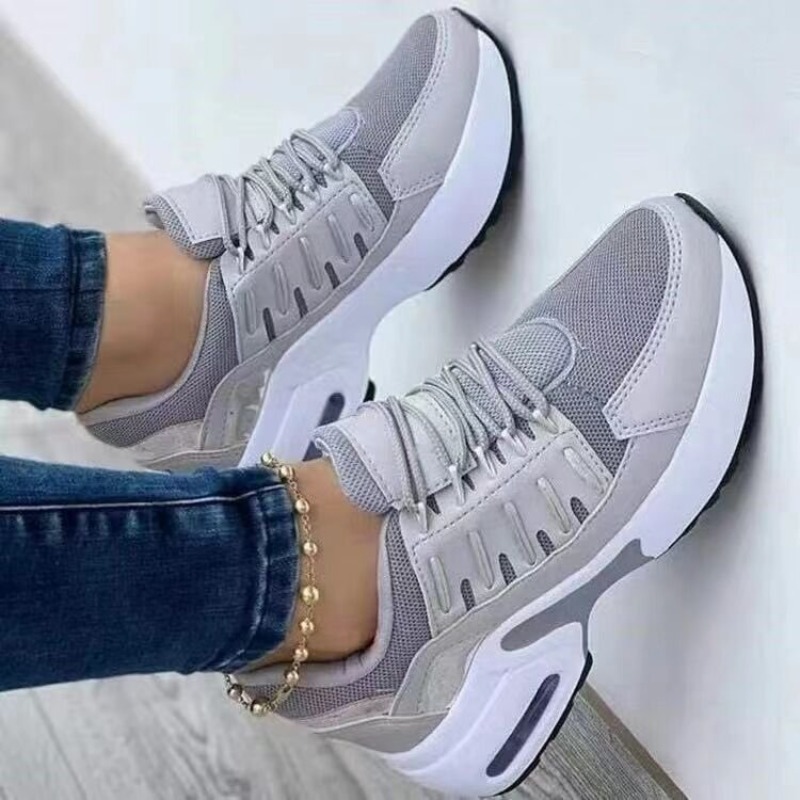 Womens Fashion Sneaker Platfor - Mesh Trainer Breathable recension och pris
